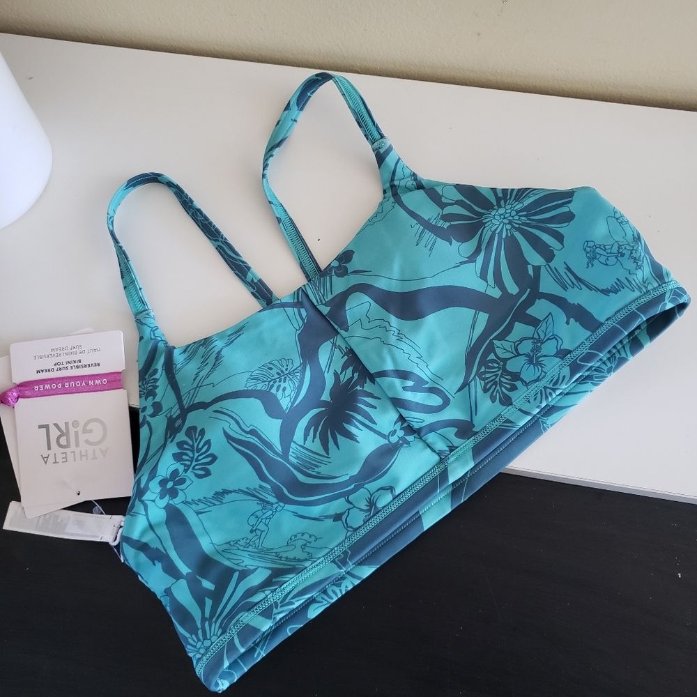 ATHLETA NWT Reversible Surf Dream Bikini Top - XXL (16)